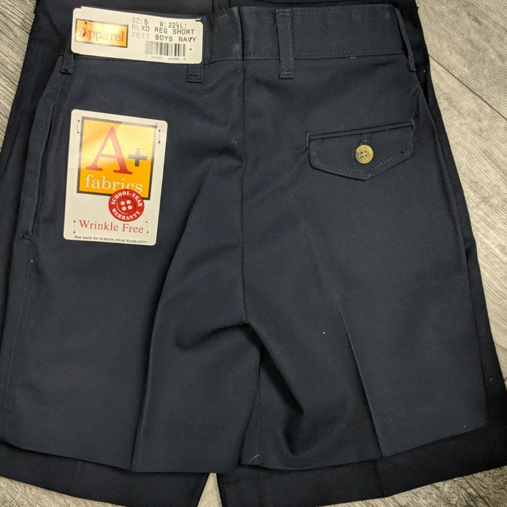 School Apparel RLXD REG SHORT NAVY - Picture 7 of 7